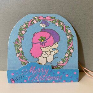 Vintage Sanrio 1976 Little Twin Stars Christmas Mini Sticker Book Ornament